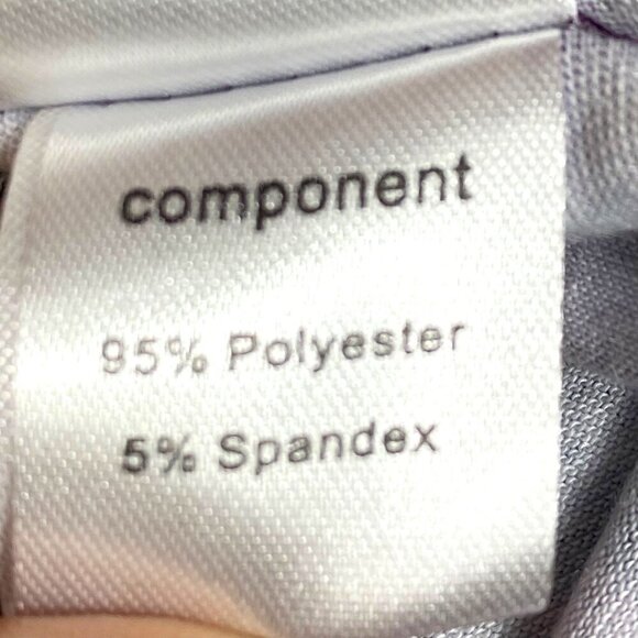 Bebonnie Blouse Womens Sz 3X Purple Floral Notch Neck Short Sleeve Pleated Tunic - Picture 8 of 10